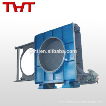 Goggle valve open type blind valve for blast furnace gas